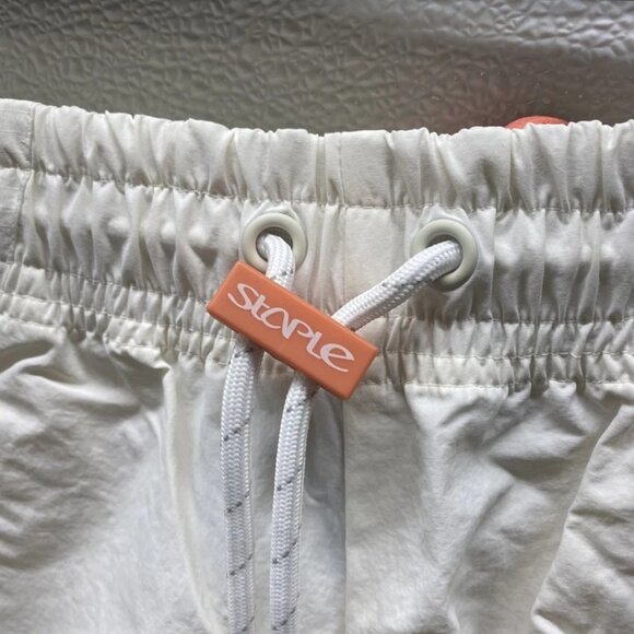 Staple Men's Nylon Taslan Cargo Shorts Cream Size M – Mulberry Collection - Picture 6 of 7